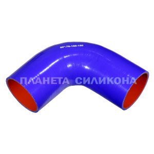 Силиконовый патрубок 90° d76 / 150*150